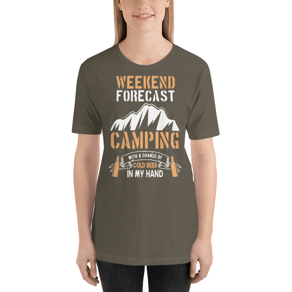 Fine Point Graphix Weekend Forecast  T-Shirt T-shirt Fine Point Graphix