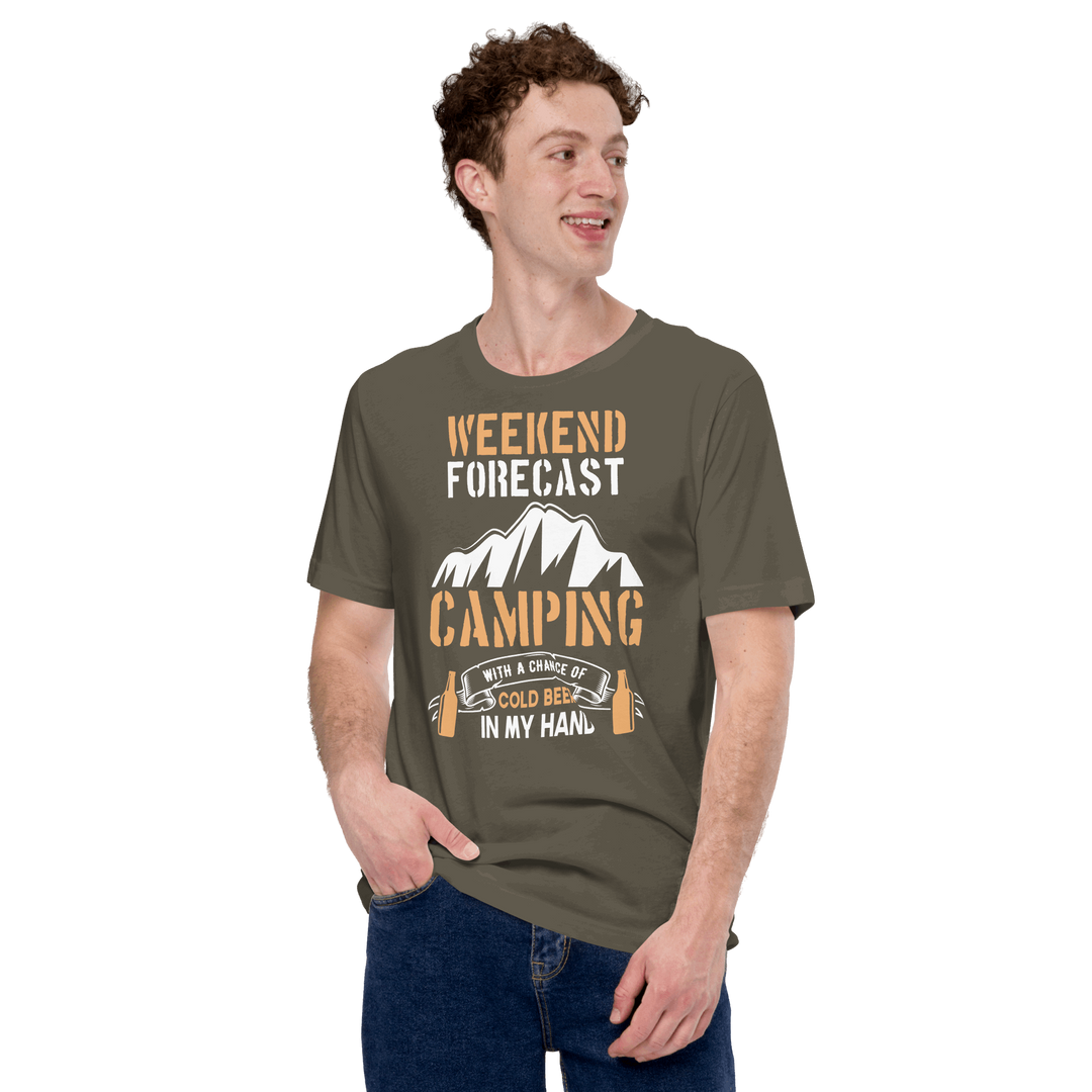 Fine Point Graphix Weekend Forecast  T-Shirt T-shirt Fine Point Graphix