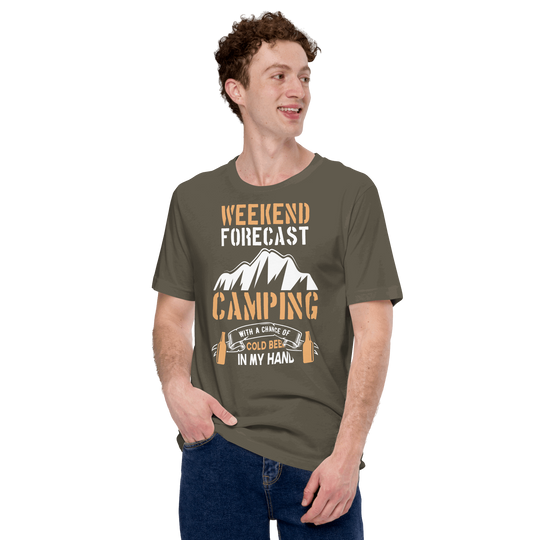 Fine Point Graphix Weekend Forecast  T-Shirt T-shirt Fine Point Graphix