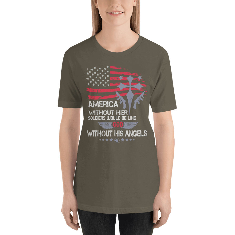 Fine Point Graphix America without Soldiers T-Shirt T-shirt Fine Point Graphix