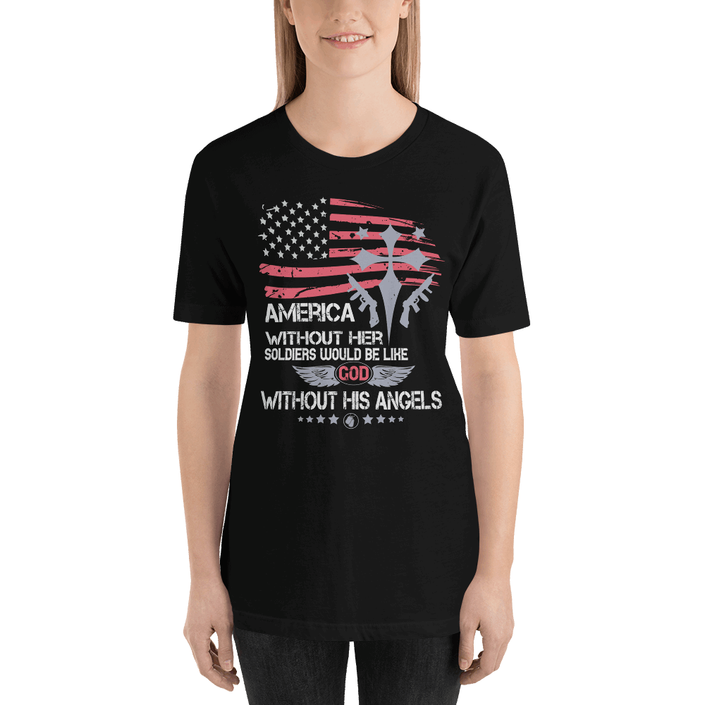 Fine Point Graphix America without Soldiers T-Shirt T-shirt Fine Point Graphix