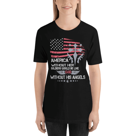 Fine Point Graphix America without Soldiers T-Shirt T-shirt Fine Point Graphix