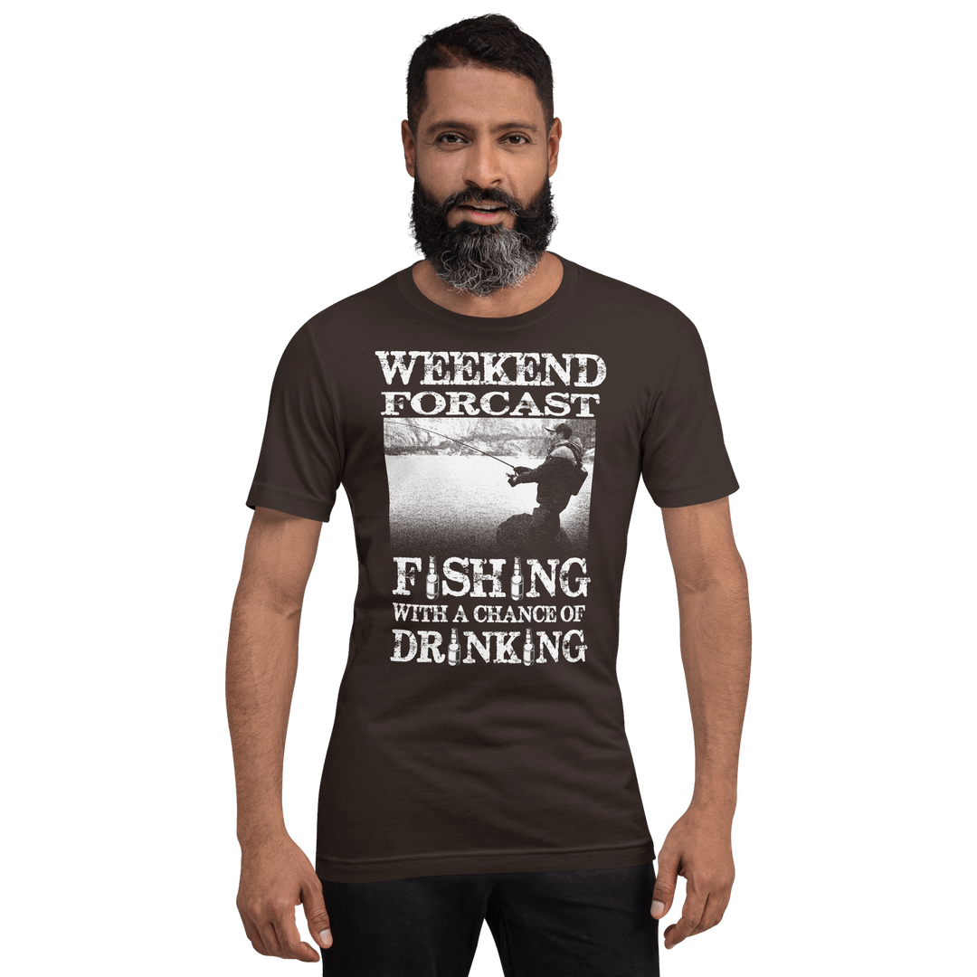 Fine Point Graphix Fishing forecast  T-Shirt T-shirt Fine Point Graphix
