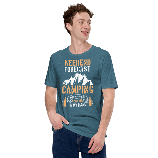 Fine Point Graphix Weekend Forecast  T-Shirt T-shirt Fine Point Graphix