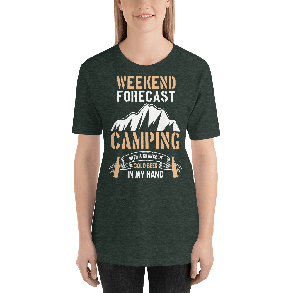 Fine Point Graphix Weekend Forecast  T-Shirt T-shirt Fine Point Graphix