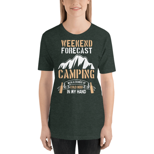 Fine Point Graphix Weekend Forecast  T-Shirt T-shirt Fine Point Graphix