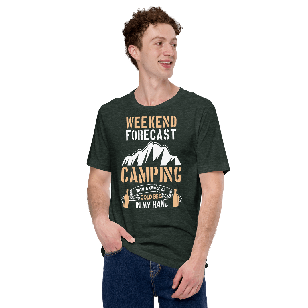 Fine Point Graphix Weekend Forecast  T-Shirt T-shirt Fine Point Graphix