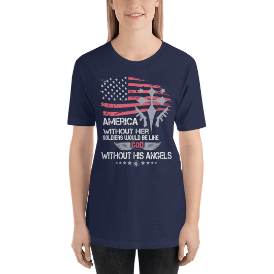Fine Point Graphix America without Soldiers T-Shirt T-shirt Fine Point Graphix