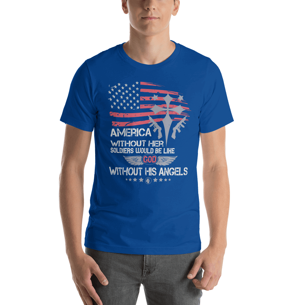 Fine Point Graphix America without Soldiers T-Shirt T-shirt Fine Point Graphix