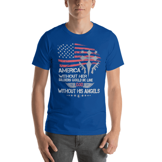Fine Point Graphix America without Soldiers T-Shirt T-shirt Fine Point Graphix