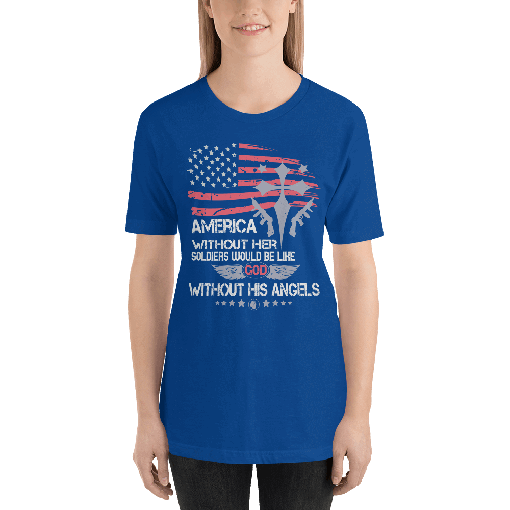 Fine Point Graphix America without Soldiers T-Shirt T-shirt Fine Point Graphix