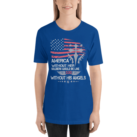 Fine Point Graphix America without Soldiers T-Shirt T-shirt Fine Point Graphix