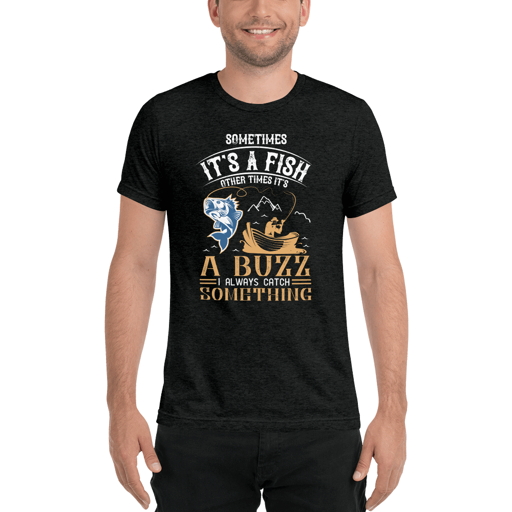 Fine Point Graphix Catching Something  T-Shirt T-shirt Fine Point Graphix