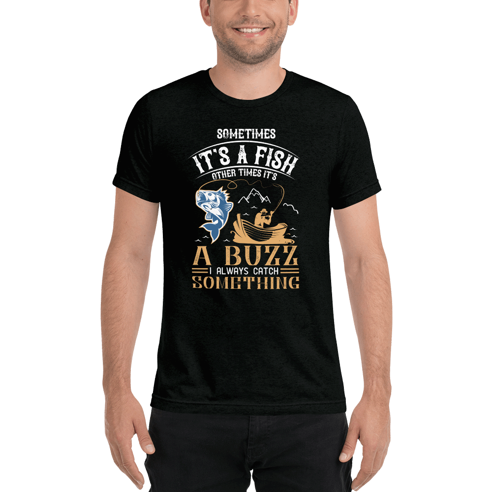 Fine Point Graphix Catching Something  T-Shirt T-shirt Fine Point Graphix