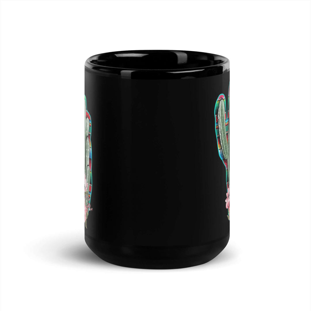 Mug personnalisé et sa cuillère noire Mug personnalisé et sa cuillère noire