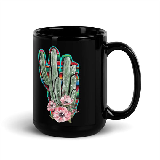 Fine Point Graphix Black Glossy Mug  Fine Point Graphix