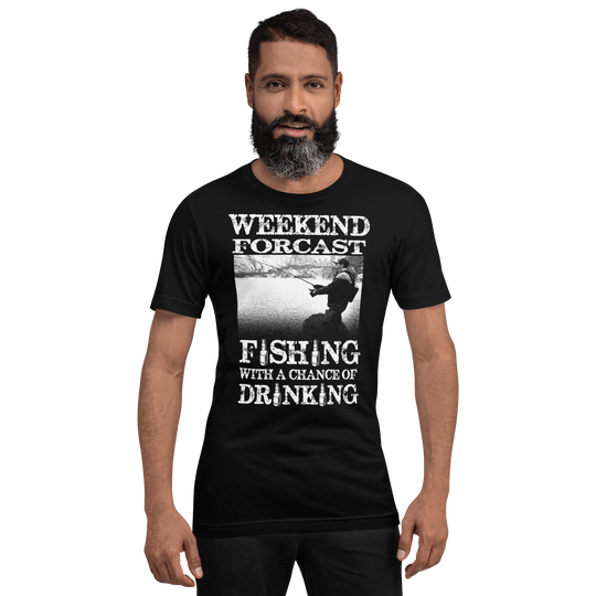 Fine Point Graphix Fishing forecast  T-Shirt T-shirt Fine Point Graphix
