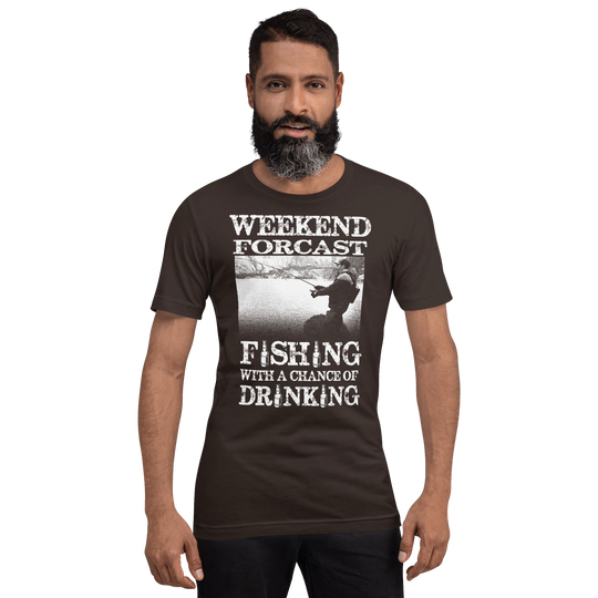 Fine Point Graphix Fishing forecast  T-Shirt T-shirt Fine Point Graphix