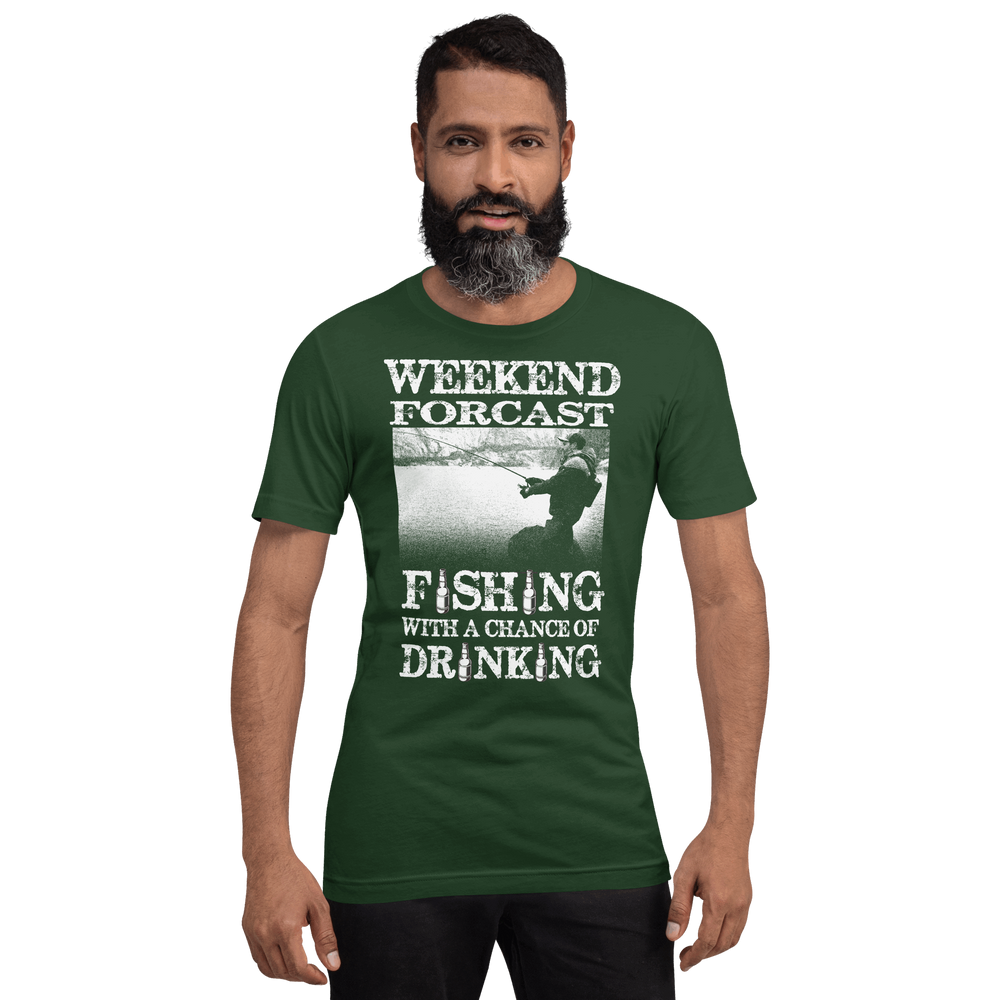 Fine Point Graphix Fishing forecast  T-Shirt T-shirt Fine Point Graphix