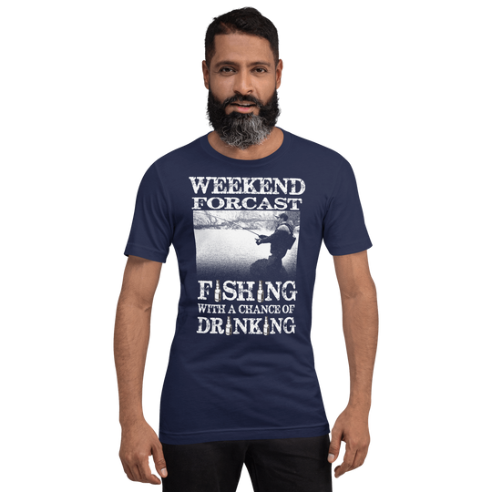 Fine Point Graphix Fishing forecast  T-Shirt T-shirt Fine Point Graphix