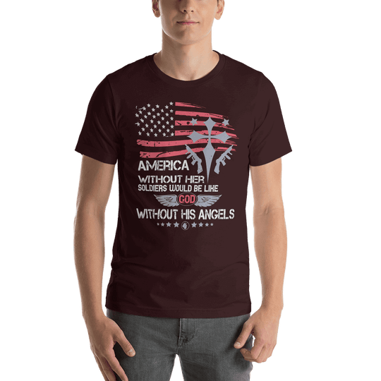 Fine Point Graphix America without Soldiers T-Shirt T-shirt Fine Point Graphix