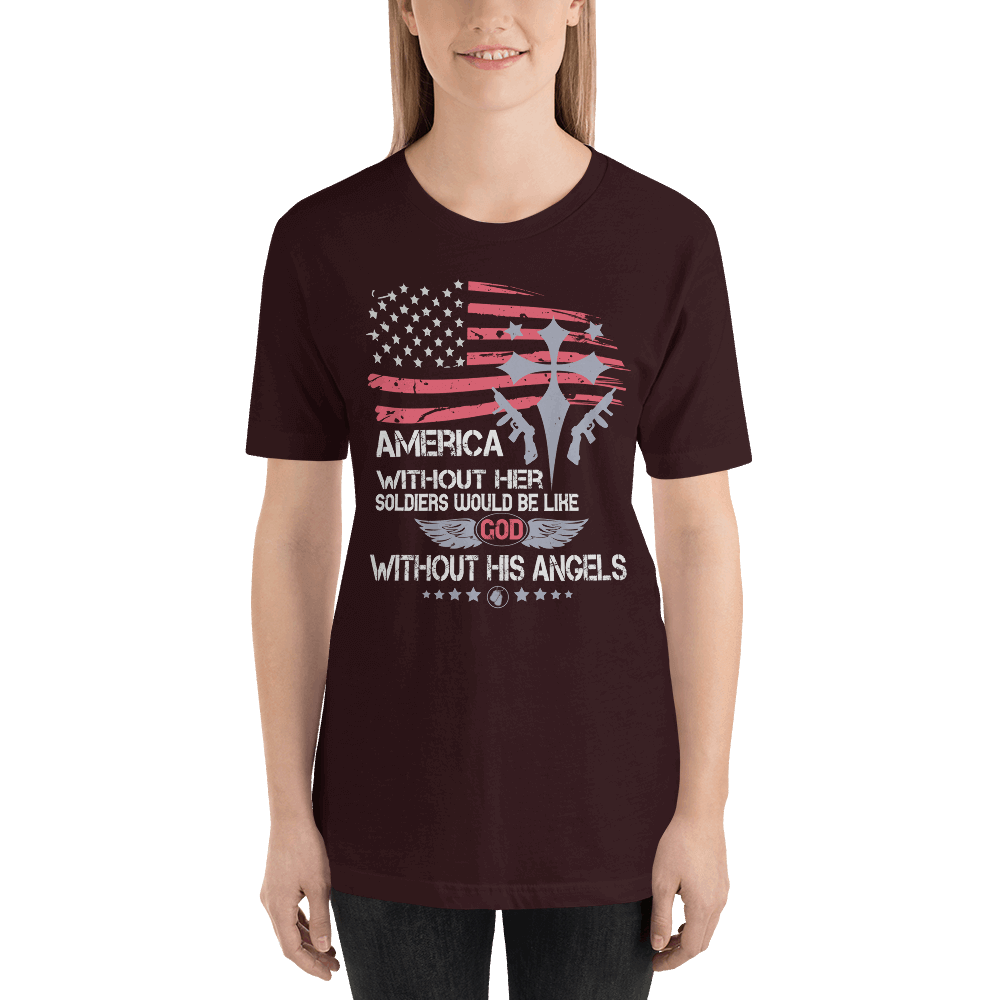 Fine Point Graphix America without Soldiers T-Shirt T-shirt Fine Point Graphix