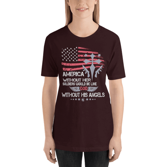 Fine Point Graphix America without Soldiers T-Shirt T-shirt Fine Point Graphix