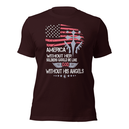 Fine Point Graphix America without Soldiers T-Shirt T-shirt Fine Point Graphix